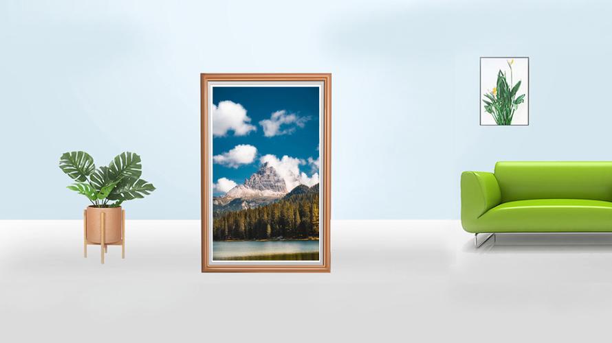 شاشة الإطار الإلكترونية - التمثيل الفني الرقمي