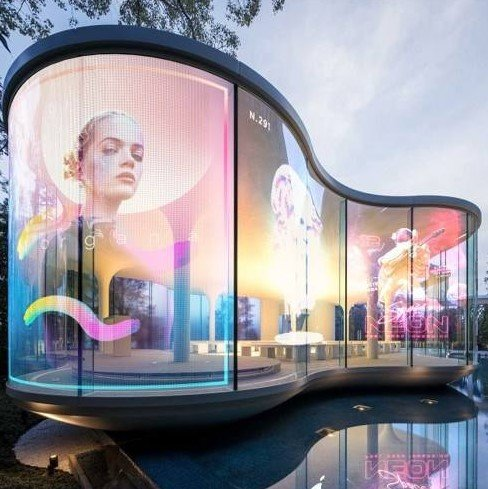 شاشات LED شفافة: تغيير اللعبة في التكنولوجيا البصرية