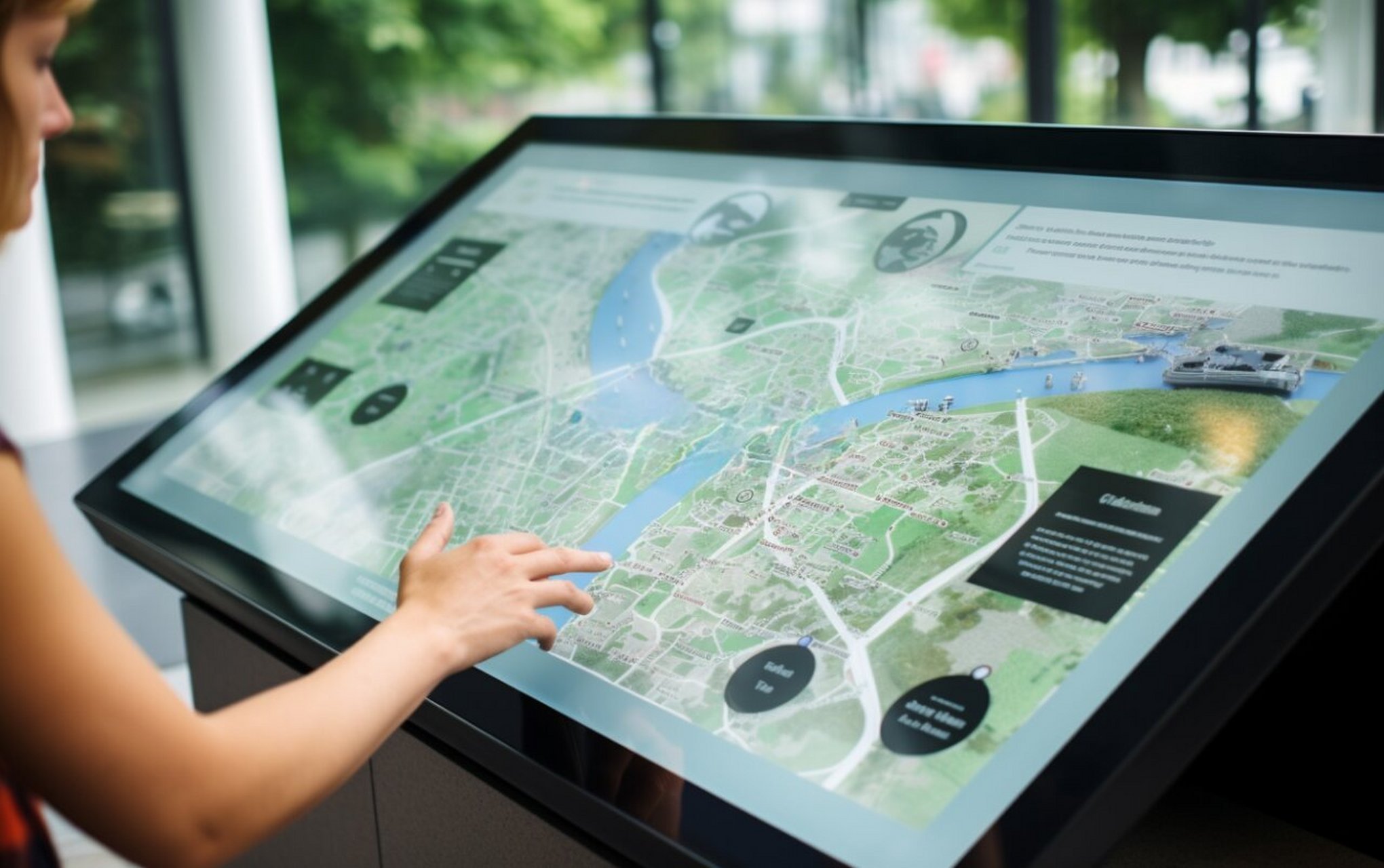 شاشة ملاحة ذكية | تطبيق جديد للافتات الرقمية